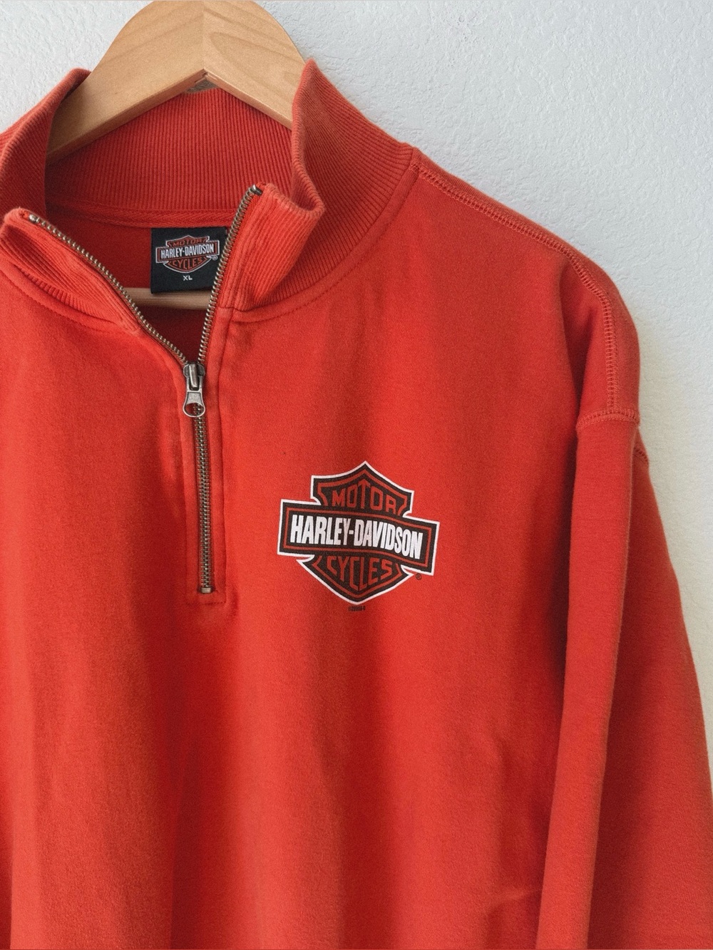 harley davidson 1/4 zip